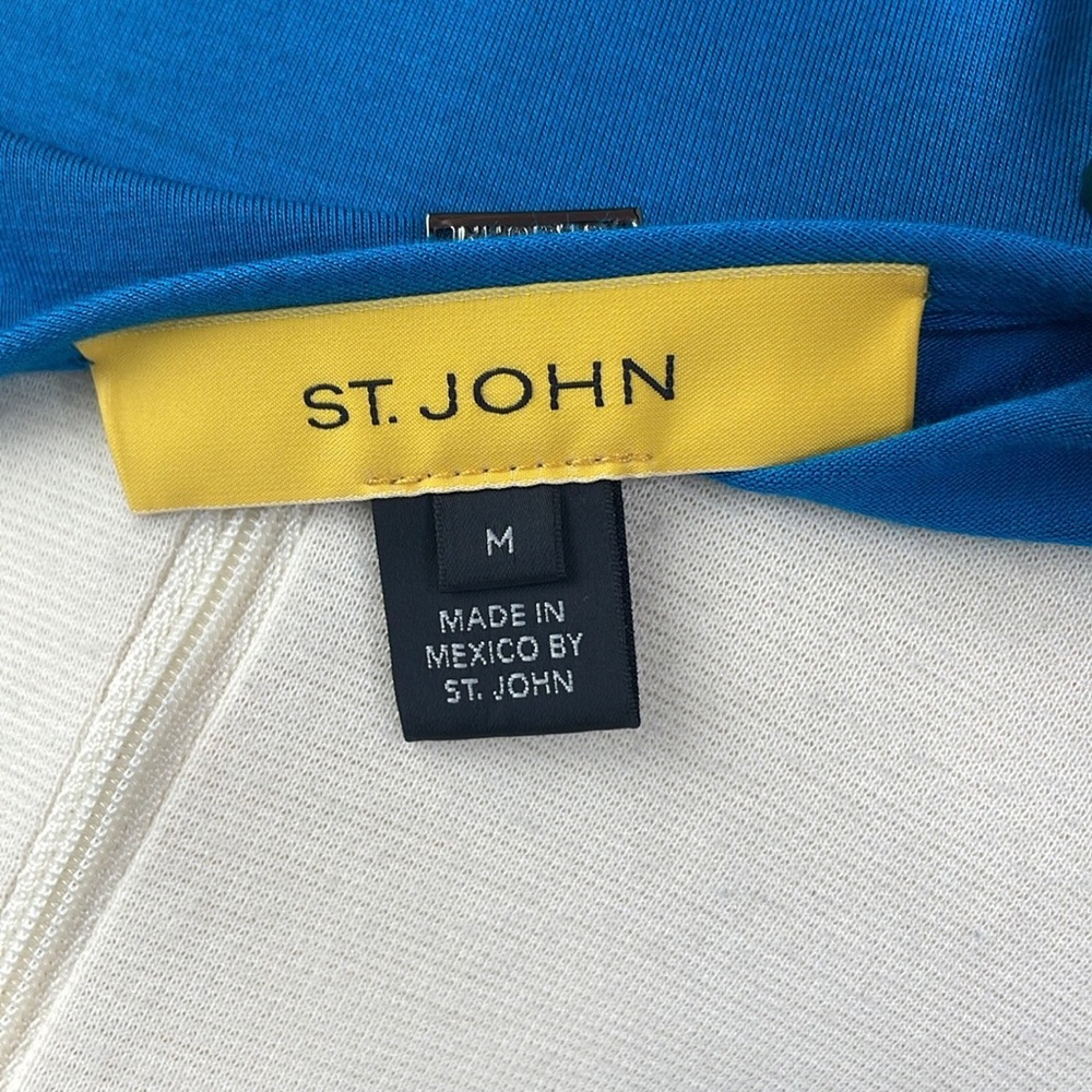 St John 2 piece cardigan jacket and t-shirt set - medium/6 - Picture 14 of 15